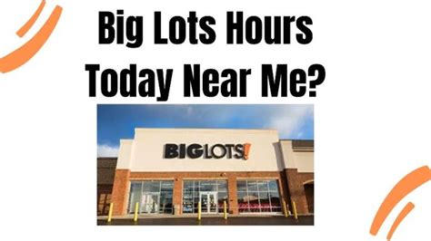 Big lots sunday hours - Over the holiday season, typical store hours for Big Lots in Concord, NC may differ. These revisions are applicable to Xmas, New Year's, Easter Monday or Veterans Day. For specific details about the holiday operating hours for Big Lots Concord, NC, visit the official website or call the customer line at 7042627760. Village Shopping Center 